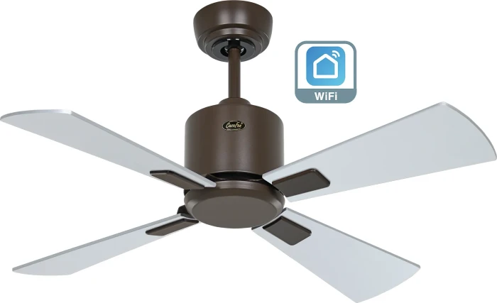 CasaFan Eco Neo III 92 BZ-WN/SI WiFi Deckenventilator silber/wenge