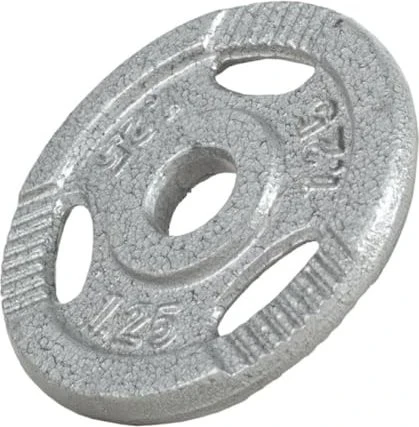 Gorilla Sports Gusseisen Gripper Hantelscheibe 1.25kg