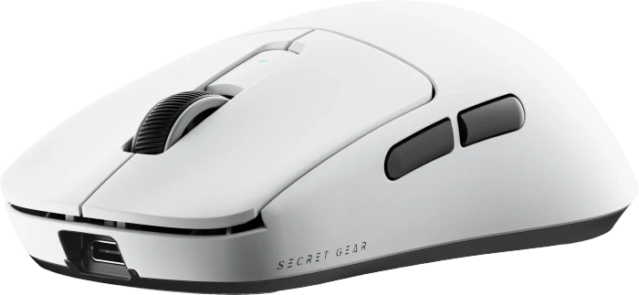 Secret Gear ZX2 8K Lightweight Wireless Gaming Mouse, weiß, USB/Bluetooth