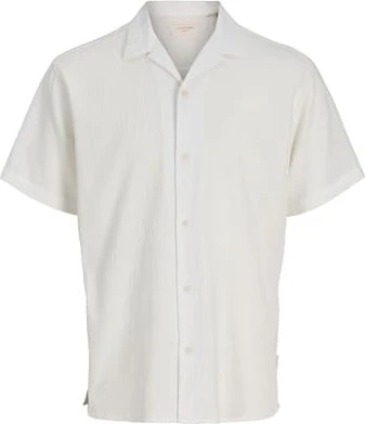 Jack & Jones Relaxed Fit Hawaii Hemd kurzarm cloud dancer (Herren)