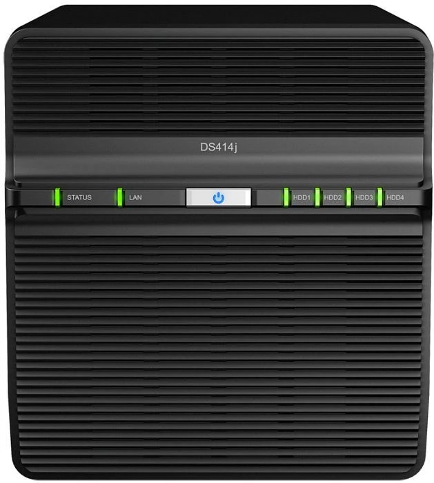 Synology DiskStation DS414j, 512MB RAM, 1x RJ-45 1000Base-T, 1x USB-A 3.0