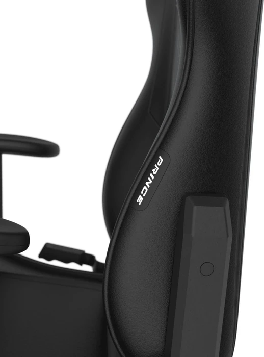 DXRacer Prince Series PF132 Gamingstuhl, schwarz mit weißen Nähten