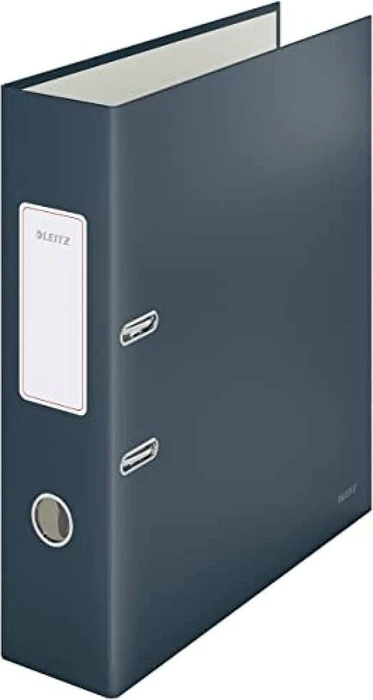 Leitz Qualitäts Ordner 2-Ring 180° Cosy Soft-Touch, 80mm, A4, grau
