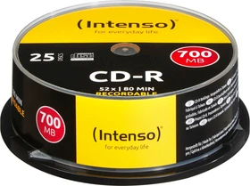 Intenso CD-R 80min/700MB, 52x, 25er Spindel
