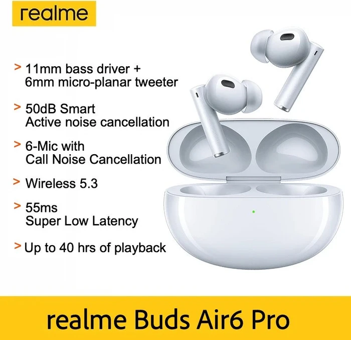 Realme Buds Air 6 Pro schwarz