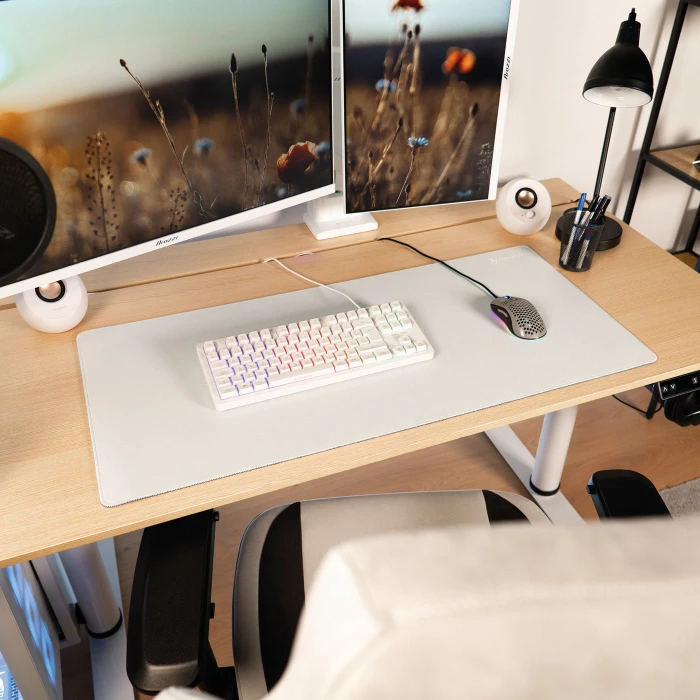 Arozzi Zona Mousepad XL, Pure White