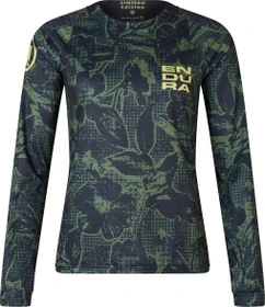 Endura Floral LTD Print Trikot langarm schwarz (Damen)
