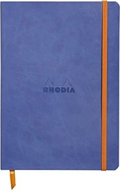 Rhodia Rhodiarama Notizbuch, A5, liniert, Softcover, saphir, 80 Blatt