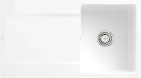 Villeroy & Boch Siluet Flat 880x490mm Einbau Becken reversibel snow white