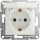 Schneider Electric Asfora Schuko-Steckdose mit Klappdeckel weiß (EPH3170121D)