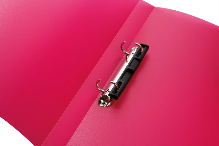 Herma Ringbuch 2-Ring, 25mm, A4, pink/transparent, 3er-Pack