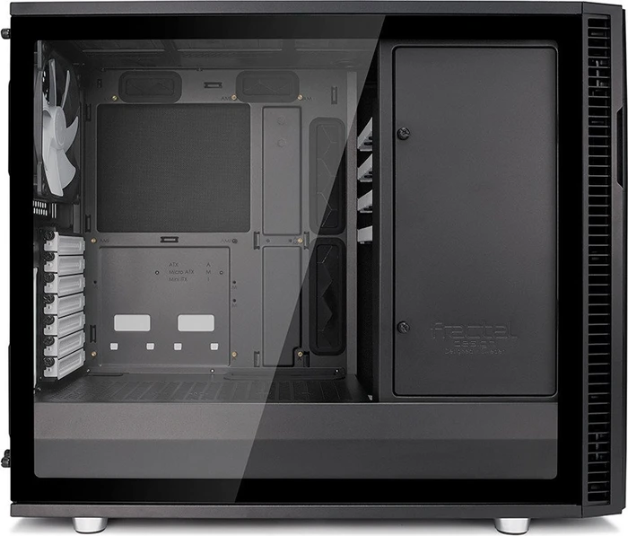 Fractal Design Define R6 Black TG, Glasfenster, schallgedämmt