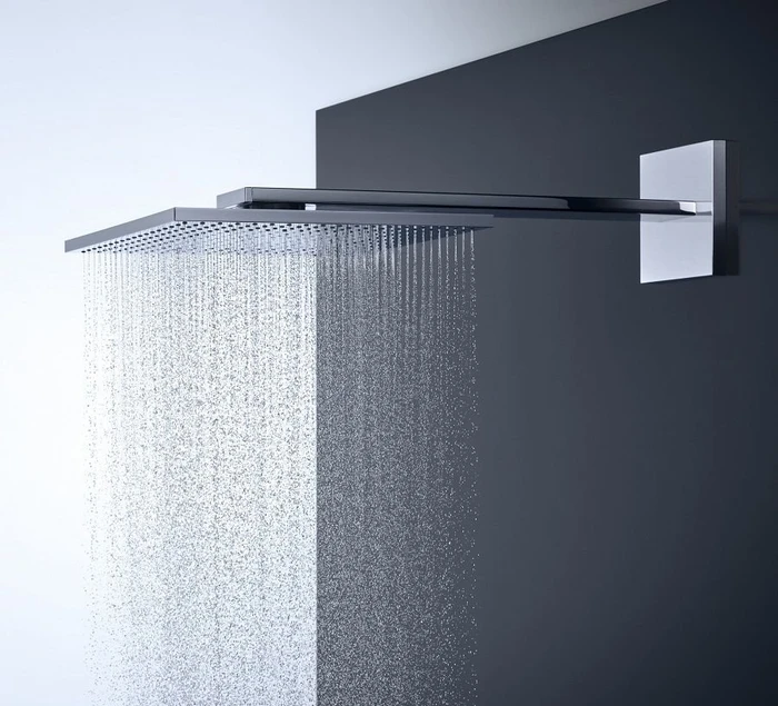 Hansgrohe Axor ShowerSolutions Kopfbrause 300/300 2jet mit Brausearm brushed brass