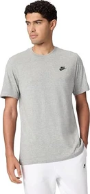 Nike Sportswear Club Funktionsshirt kurzarm dark grey heather/black (Herren)