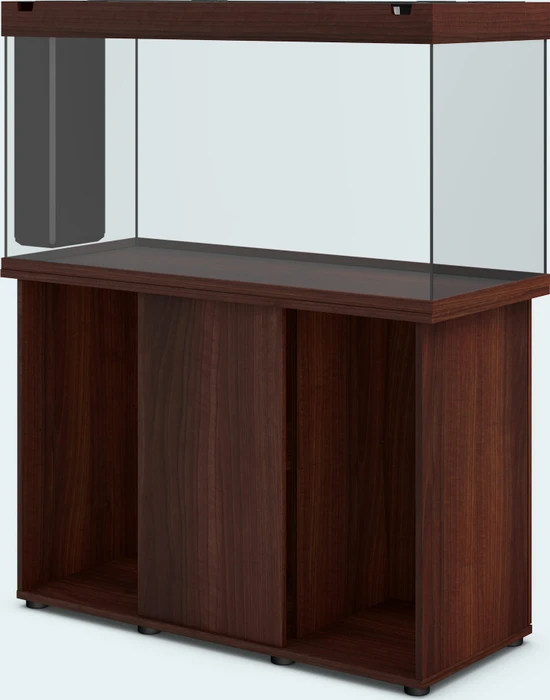 Juwel Rio 350 LED Aquarium-Set mit Unterschrank, dunkles Holz/dunkles Holz, 350l