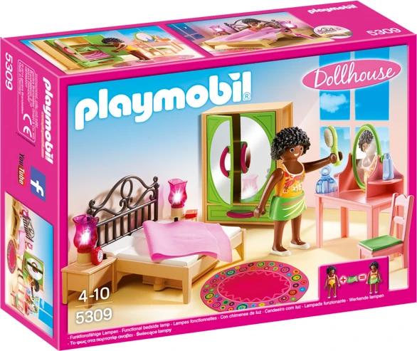 playmobil Dollhouse Schlafzimmer mit Schminktischchen