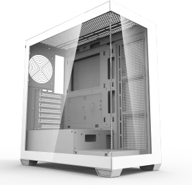 DarkFlash DS900 White, Glasfenster