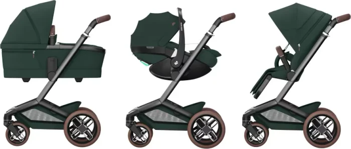 Maxi-Cosi Fame Kombikinderwagen twillic green
