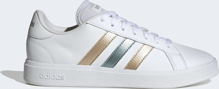 adidas Grand Court Base 2.0 cloud white/magic grey met/wonder gold met. (Herren)