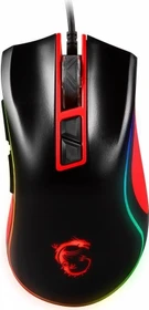 MSI M92 RGB Gaming Mouse, schwarz/rot, USB (S12-0401560-SH5)