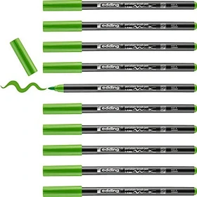 edding 4200 Porzellanpinselstift hellgrün, 10er-Pack