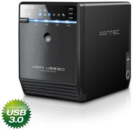 Fantec QB-35US3 schwarz, USB-B 3.0/eSATA