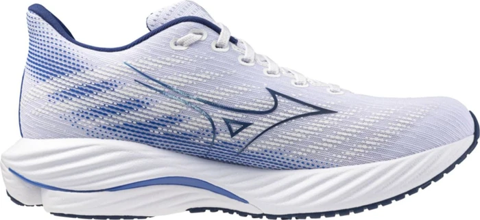Mizuno Wave Rider 28 white/estate blue/mugen blue (Herren)