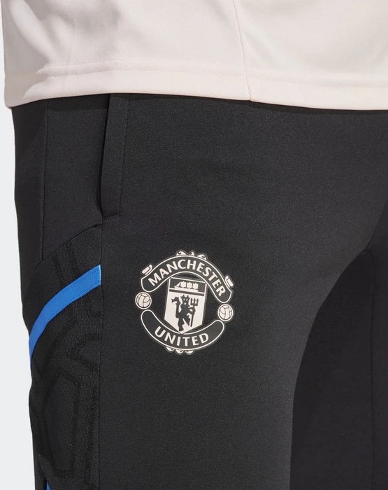 adidas Manchester United Condivo 22 Trainingshose lang black/glow blue (Herren)