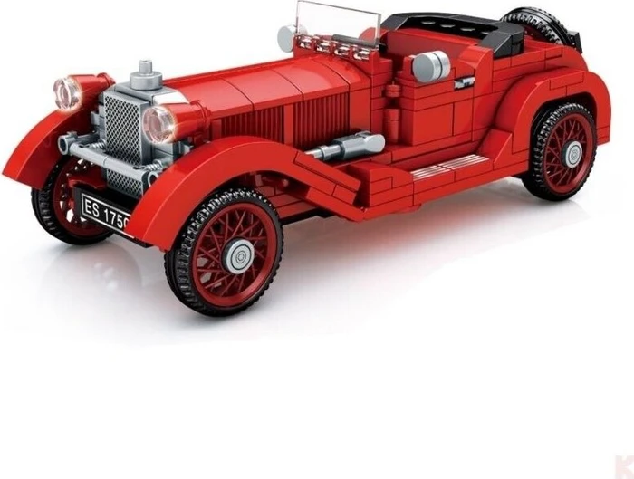 Sembo Blocks Famous Car Oldtimer rot/schwarz