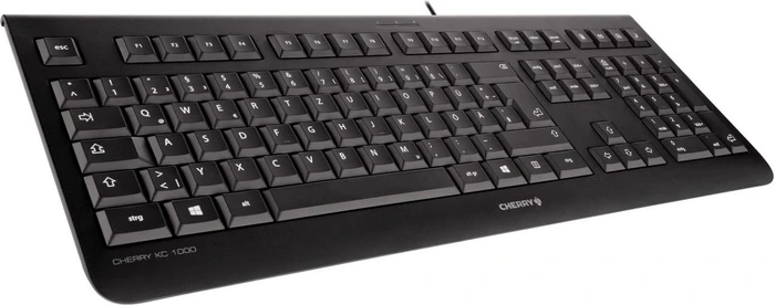 Cherry KC 1000, schwarz, USB, CZ