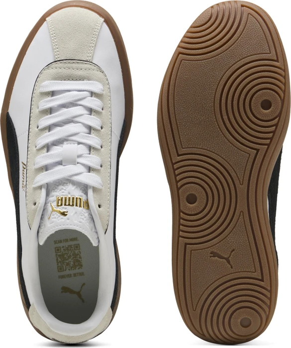 Puma Club Klassika puma white/puma black/warm white (Damen)