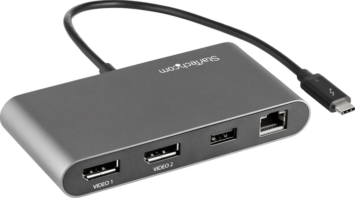 StarTech Thunderbolt 3 Mini Dock, Dual DisplayPort, Thunderbolt 3 [Stecker]