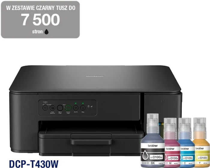 Brother DCP-T430W, PL, Tinte, mehrfarbig