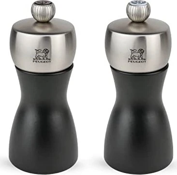 Peugeot Fidji Duo Salz-/Pfeffermühlen-Set 12cm schwarz, 2-tlg.