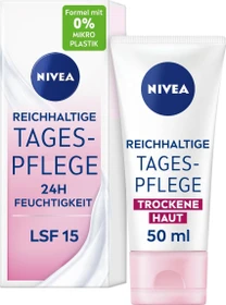 Nivea Feuchtigkeit & Reichhaltigkeit Tagescreme LSF15, 50ml