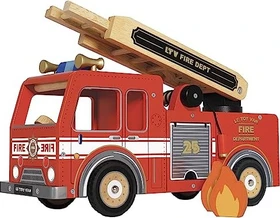 Le Toy Van Feuerwehr mit Zubehör Holz