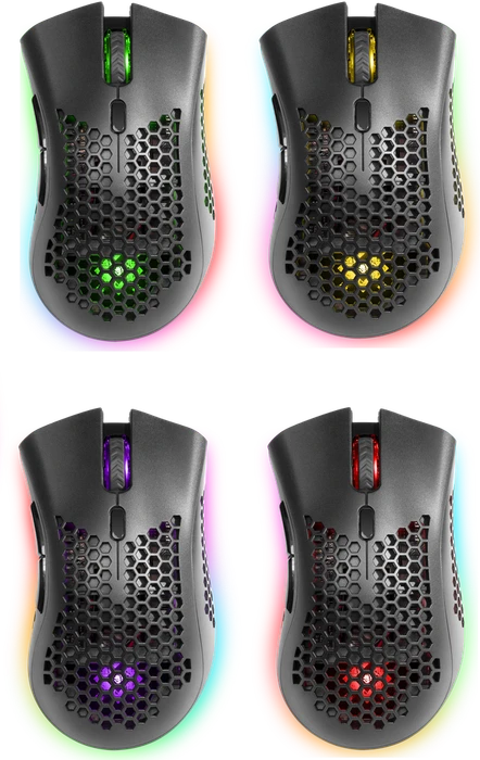 Defender Warlock GM-709L Wireless Gaming Mouse schwarz, USB