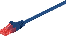goobay Patchkabel, Cat6, U/UTP, RJ-45/RJ-45, 20m, blau