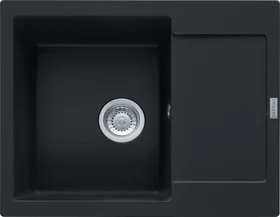 Franke Maris MRG 611-62 Einbau Becken reversibel mit Ablauffernbedienung black matt