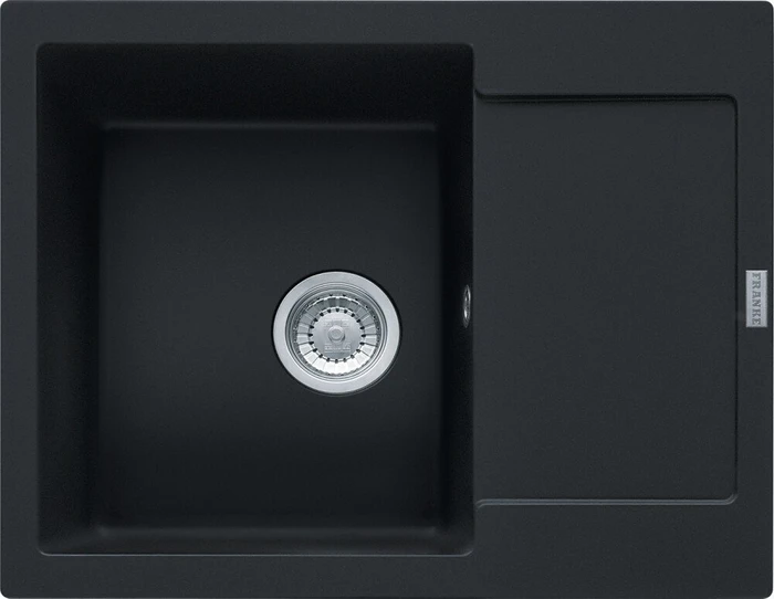 Franke Maris MRG 611-62 Einbau Becken reversibel mit Ablauffernbedienung black matt