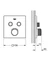 Grohe Grohtherm SmartControl Thermostat mit 2 Ventilen chrom Vorschaubild