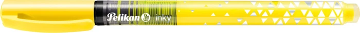 Pelikan inky Neon Tintenroller (Mine) gelb, Rechtshänder, Faltschachtel