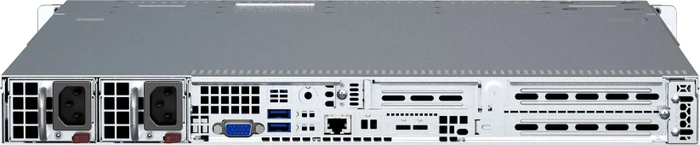 Supermicro SuperChassis LB16AC2-R504W, grau/schwarz, 1HE, 2x 500W redundant