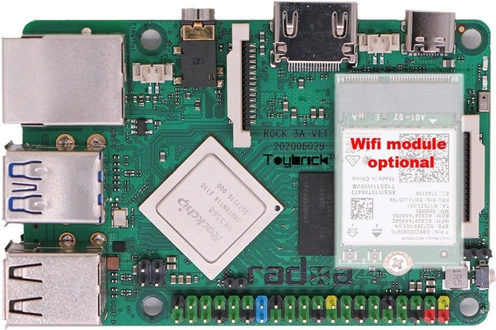 Radxa ROCK 3A 2GB LPDDR4