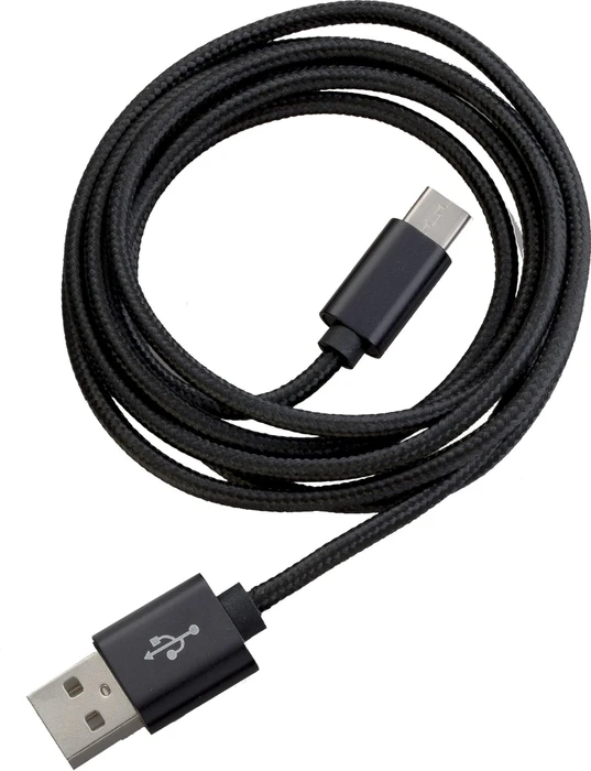 Peter Jäckel Fashion Cable USB-A/USB-C 3.0m schwarz