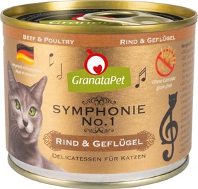 GranataPet Symphonie No.1, mit Rind & Geflügel, 1.20kg (6x 200g)