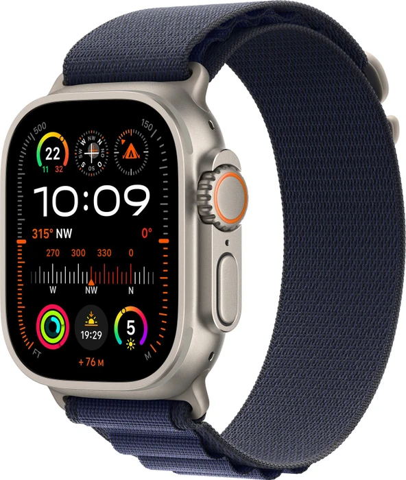Apple Alpine Loop Small für Apple Watch Ultra (49mm) marine/titan natur