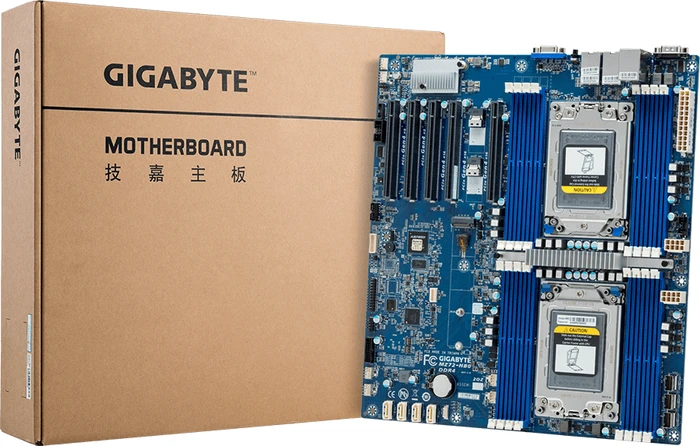 GIGABYTE MZ72-HB0 (2x AMD SP3)