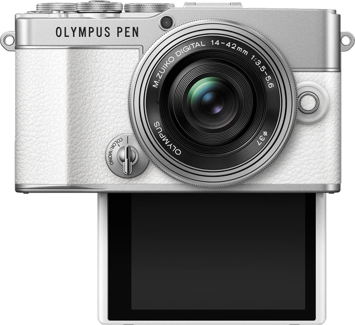 Olympus PEN E-P7 weiß mit Objektiv M.Zuiko digital ED 14-42mm 3.5-5.6 EZ