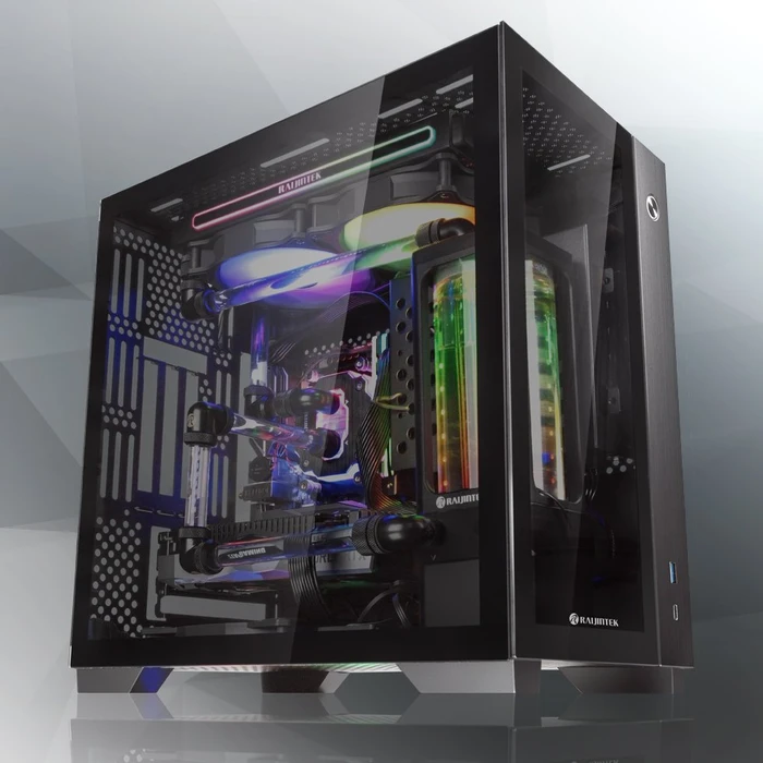 Raijintek Paean Mini, Glasfenster, Mini-ITX